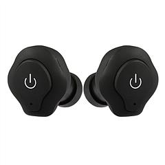 True Wireless Earbuds CSR V4.2 In-ear Stereo Headsets IP44 Waterproof Apt-X TWS Headphones Noise Cancelling w/ Mic for Business Driving Walking