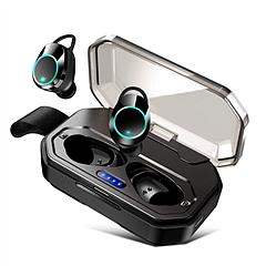 TWS Wireless 5.0 Earbuds IPX7 Touch In-Ear Stereo Headsets Noise Canceling Earphones 110Hrs Stereo Music w/Mic 3000mAh Magnetic Charging Dock