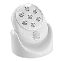 Wireless LED Spotlight 90 ° Motion Sensor Night Lamp 360°Rotate Cordless Stairs Lights Battery Operated w/23ft Sensing Range for Closet Bathroom