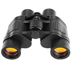 Portable HD Binoculars with FMC Lens Low Light Night Vision Telescope for Bird Watching Hunting Sports Events Concerts Adventure w/ Shoulder Strap Bag