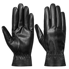 Unisex Leather Winter Warm Gloves Outdoor Windproof Soft Gloves Cycling Skiing Running Cold Winter Gloves