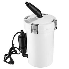 3-Stage External Canister Filter for 28 Gallon Aquarium Fish Tank 105gph 6W Easy Installation Silent