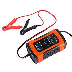 Car Battery Charger 12V 5A LCD Intelligent Auto Motorcycle Boat ATV Recover Pulse Repair