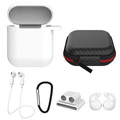 Silicone Case for Apple AirPod 1 2 AirPods Protective Cover Skin w/Strap Ear Hooks Watch Band Holder