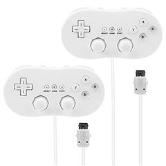 2PCS Classic Game Controller Pad Wired Gamepad Joypad Joystick for Nintendo Wii Remote