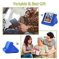 Multi-Angles Soft Tablet Stand Tablet Pillow for iPad Smartphones E-Readers Books Magazines