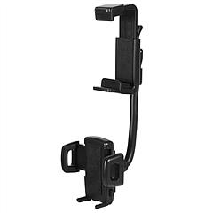 Rear View Mirror Car Mount Holder Universal 360° Rotation Phone Stand Cradle For iPhone Samsung GPS