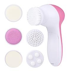 Facial Cleansing Brush Waterproof Face Spin Cleaning Brush with 5 Brush Heads Deep Cleansing Body Facial Brush Set for Gentle Exfoliating Removing Bla