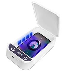 UV Phone Sanitizer Smartphone Sterilizer Portable Cell Phone Cleaner Portable UV Light Disinfection Box with Aromatherapy Function for iOS Android Dev
