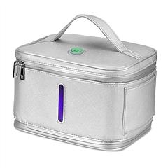 Foldable UV Disinfection Bag 20L/5.28Gal Portable LED UV Sanitizer Box USB-Powered Travel UV-C Cleaner Bag for Baby Bottles Toys Underwear Toothbrush 