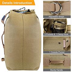 Canvas Backpack Outdoors 35L Travel Laptop Bag Camping Hiking Tactical Military Sport Bags