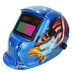 Welding Helmet Solar Powered Auto Darkening Hood with Adjustable Wide Shade Range 9-13 for Mig Tig Arc Weld Grinding Welder Mask