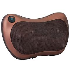 Back Neck Massage Pillow Thermotherapy Kneading Manipulation Massager Car Massage Pillow w/ Cigarette Charger Adapter Pain Relief Relaxing For Home Tr