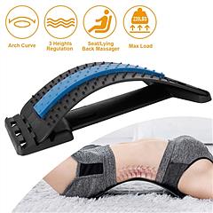Back Massage Stretching Device Multi-Level Lumbar Spinal Support Stretcher Herniated Disc Upper Lower Back Pain Relief