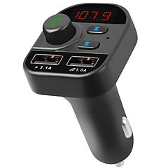 Car Wireless V5.1 FM Transmitter Dual USB Charge Hands-free Call Car MP3 Player TF Card USB Disk Reading