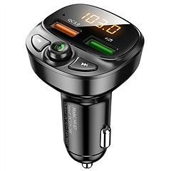 Car Wireless V5.0 FM Transmitter USB QC3.0 Fast Charge Hands-free Call Car MP3 Player TF Card USB Disk Reading