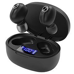 TWS Wireless 5.0 Earbuds In-Ear Stereo Headset Noise Canceling Earphone Headsets w/Mic Magnetic Charging Dock For Driving Working Travelling