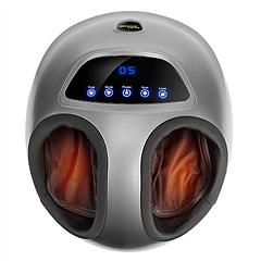 Electric Foot Massager Heat Therapy Kneading Air Compression Machine Intensity Time Setting Foot Pain Relief Massagers US9.5 Home Office