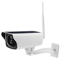1080P Solar Powered WiFi IP Camera Two-Way Intercom Security Surveillance Camera IP66 Waterproof Motion Sensor Night Vision Network Camcorder APP Cont