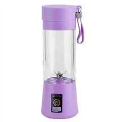 Portable Juicer Blender USB Rechargeable Juicer Cup Fruit Baby Food Mixing Machine w/ 6 Blades Powerful Motor