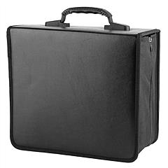 400 Discs CD Case CD DVD Storage Binder Sleeves Bag Portable Media Disk Wallet Album W/ Carrying Handle