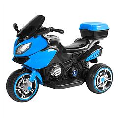 3 Wheel Motorcycle For Kids Aged 1-6 Battery Powered Ride On Toy Electric Tricycle w/Music Story Broadcasting Headlight Rear Light Forward Reverse