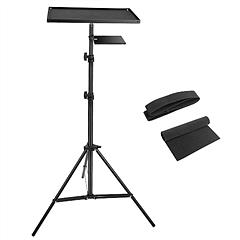 Laptop Projector Tripod Stand Adjustable Height Notebook Floor Stand Portable Computer DJ Equipment Holder Mount Elevator For Presentation Studio