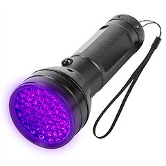 Black Light UV Flashlight 51 LED 395nm Ultraviolet Torch Pet Urine Detector Light For Scorpion Hunting Banknote