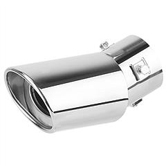 Car Rear Exhaust Pipe Tail Muffler Tip Stainless Steel Tail Muffler Universal Exhaust Tail Pipe Fit For Most Car Such As BYD F3 F5 Nissan Chevrolet