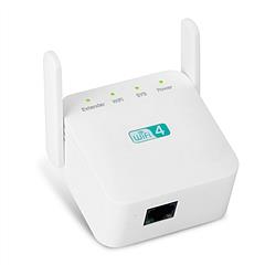 WiFi Range Extender Dual Band WiFi Repeater 300Mbps Wireless Signal Plug In Booster Internet Signal Amplifier w/ Antenna AP Mode w/Gigabit Port