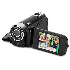 HD 1080P Digital Video Camcorder 2.7in 16X Zoom DV Camera 270° Rotation Rechargeable Kid Camera w/Fill Light Selfie
