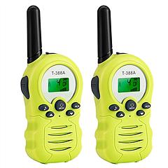 Kid Walkie Talkies 22 Channels 2 Way Radio Gift Toy Backlit LCD 3KMs Range Walky Talky Adventures Camping Hiking