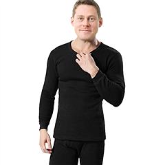 Men Thermal Underwear Set Winter Top Bottom Long Johns Pants Long Sleeve Soft Fleece Underwear Kit