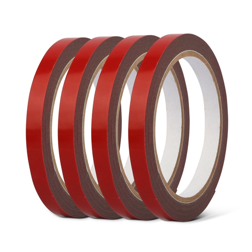 4 Rolls Car Double Sided Tapes Heavy Duty Double Sided Foam Tapes