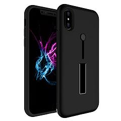 Finger Strap Phone Case for iPhone X Drop-protection Finger Ring Rugged Phone Case with Kickstand Dual Layer Case