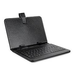 7.9in Protective Keyboard Case w/ Keyboard PU Leather Back Stand Tablet Cover via USB 2.0 Cable