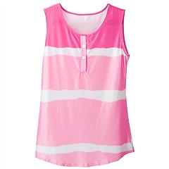 Women Tie-dye Sleeveless Tank Tops Summer Loose T Shirts Tops Button Down Shirts Vest Blouse Plus Size
