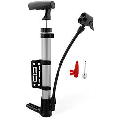 Mini Bike Pump Portable Bicycle Tire Inflator Ball Air Pump w/ Mount Frame For Mountain Road Bike