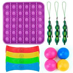 12Pack Sensory Fidget Toys Set Stress Relief Anti-Anxiety Tools Bundle For Kids and Adults