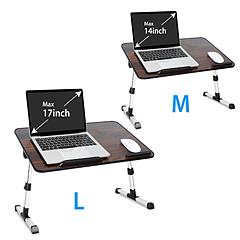 Foldable Laptop Stand Desk Height Angle Adjust Notebook Bed Table Breakfast Reading Table For Sofa Couch Floor Dormitory [For Laptop Under 14in]