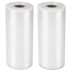 2 Rolls of Vacuum Sealer Bags 10.82inx49ft BPA Free Safe Vacuum Bags Keep Fresh Vacuum Machine (L)