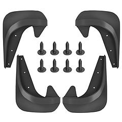 4Pcs Universal Car Splash Guards Fit for HONDA FORD CHEVROLET Mudguard Flaps For Front Rear Tire w/ Hardware