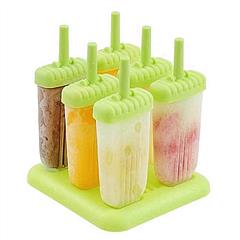 6Pcs Popsicle Molds Reusable Ice Cream DIY Ice Pop Maker Ice Bar Maker Plastic Popsicle Mold For Homemade Iced Snacks