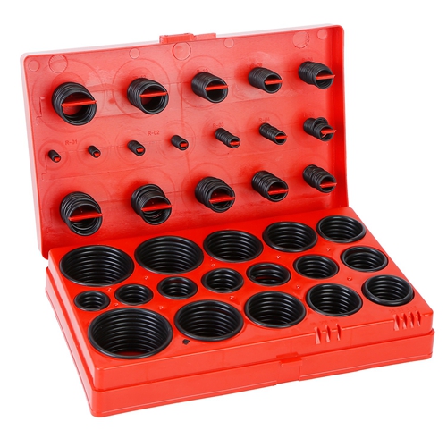419Pcs O Ring Assortment Kit Universal Black NBR Rubber O-Rings Gasket ...