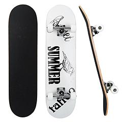 31x8in Skateboards Complete Standard Skate Boards For Girls Boys Beginner 9 Layers Maple Concave Skateboard For Kids Youth Teens