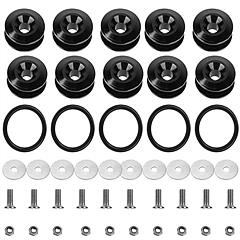 5Set Car Quick Release Bumper Fasteners Front Rear Bumper Holders Trunk Fender Hatch Lids Kit