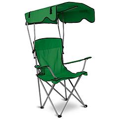 Foldable Beach Canopy Chair Sun Protection Camping Lawn Canopy Chair 330LBS Load Folding Seat w/ Cup Holder For Beach Poolside Travel Picnic