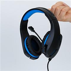 Gaming Headsets Stereo Bass Over Ear Headphones w/LED Light Earmuff w/ Mic 3.5mm Plug USB 6.72FT Cord Fit For PS4/PS Vita/XBOX One S/PC/Laptop/Compute