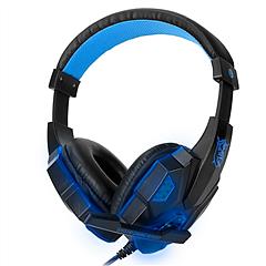 Gaming Headsets Stereo Bass Over Ear Headphones w/LED Light Earmuff w/ Mic 3.5mm Plug USB 6.89FT Cord Fit For PS5/PS4/PS4 Pro/Slim/PSP/ Nintendo Switc