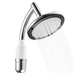 5.5In High Pressure Shower Head Stainless Steel Powerful Energy Bath Heads Water Saving 360° Rotating Round Showerhead